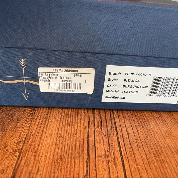 Pour La Victoire never worn size 9 burgundy heels - Picture 3 of 6